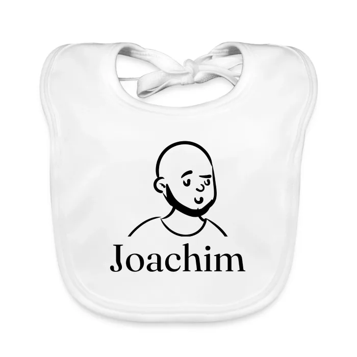 Bavoir bébé personnalisé au prénom Joachim