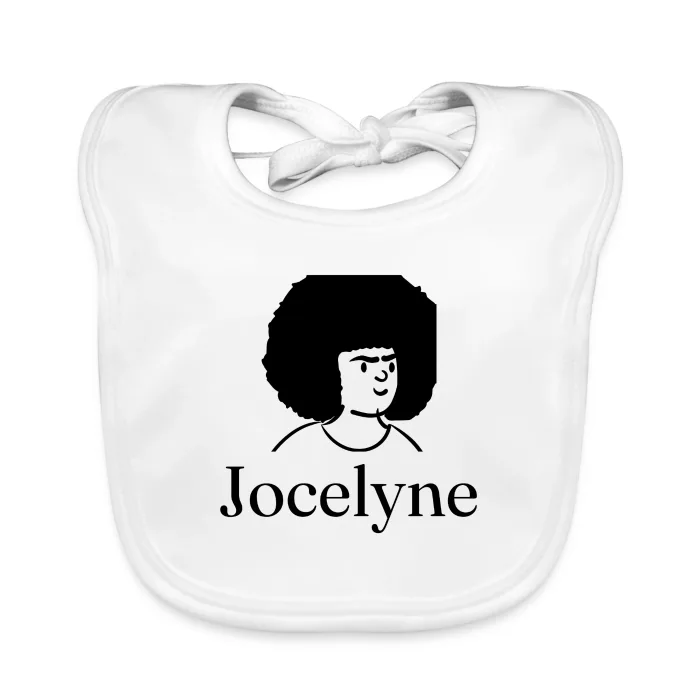Bavoir bébé personnalisé au prénom Jocelyne