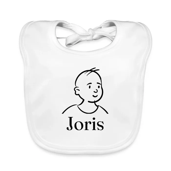 Bavoir bébé personnalisé au prénom Joris