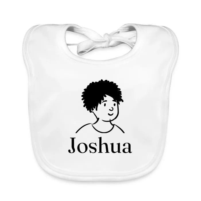 Bavoir bébé personnalisé au prénom Joshua