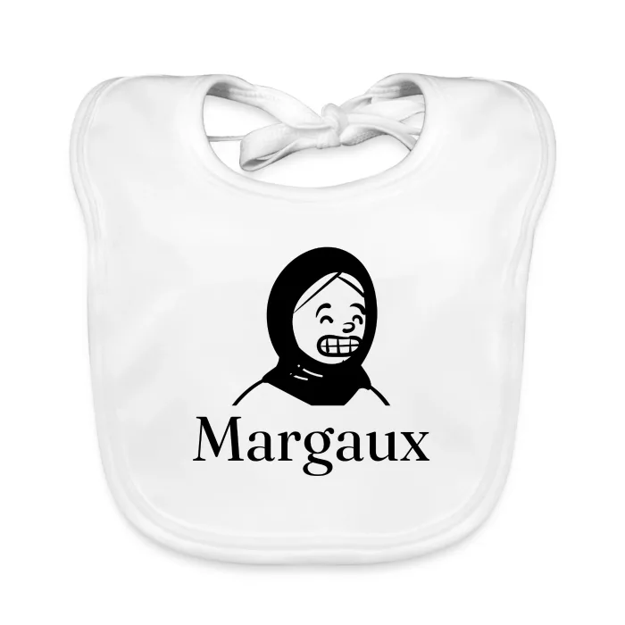 Bavoir bébé personnalisé au prénom Margaux