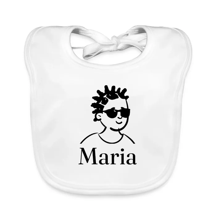 Bavoir bébé personnalisé au prénom Maria