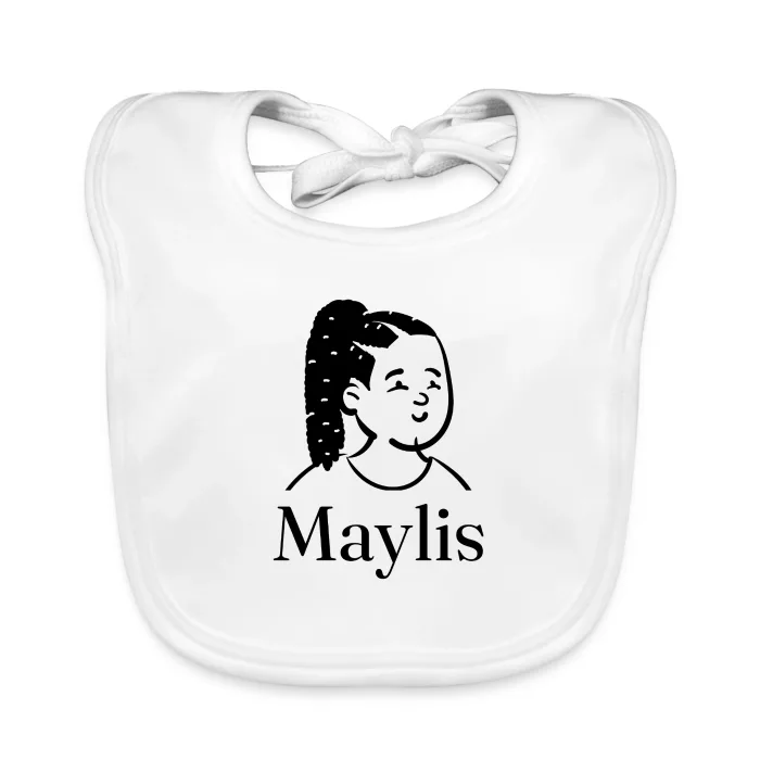 Bavoir bébé personnalisé au prénom Maylis