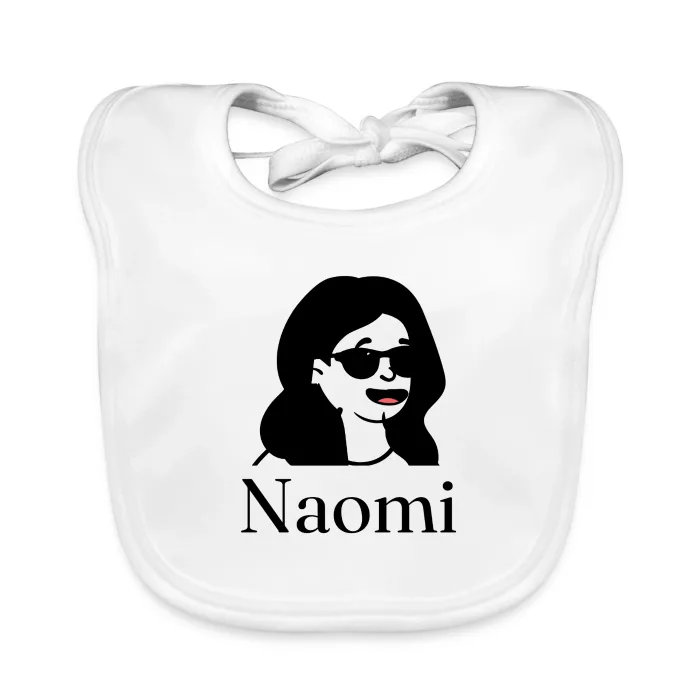 Bavoir bébé personnalisé au prénom Naomi