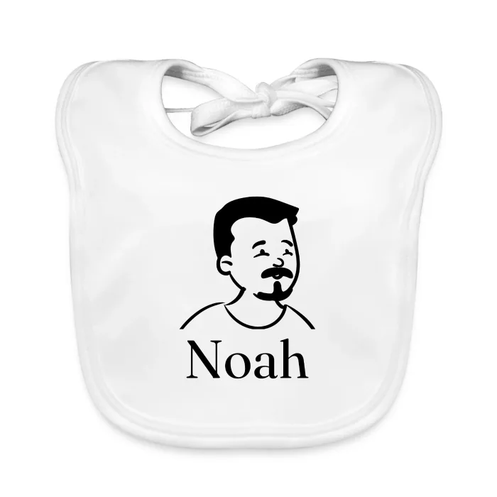 Bavoir bébé personnalisé au prénom Noah