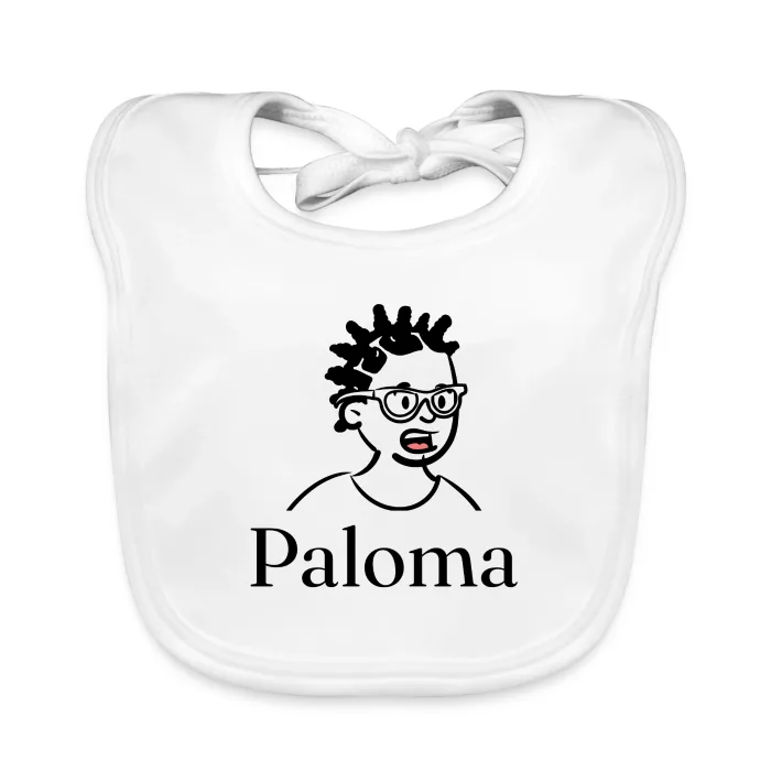 Bavoir bébé personnalisé au prénom Paloma