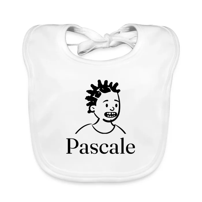 Bavoir bébé personnalisé au prénom Pascale