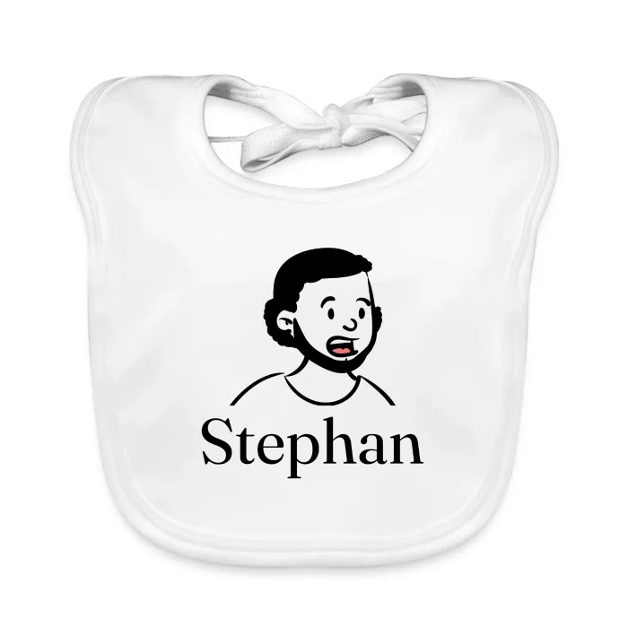 Bavoir bébé personnalisé au prénom Stephan