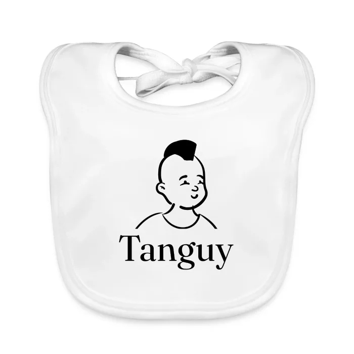 Bavoir bébé personnalisé au prénom Tanguy