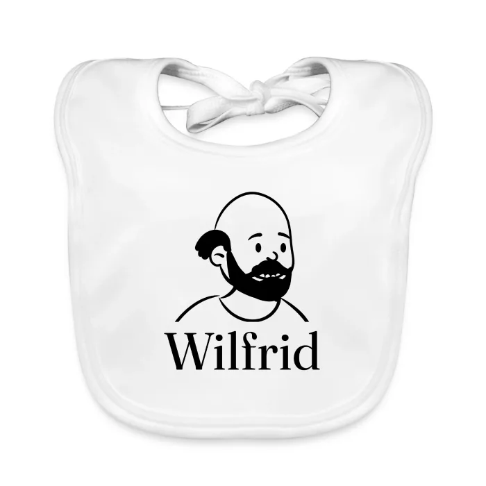 Bavoir bébé personnalisé au prénom Wilfrid
