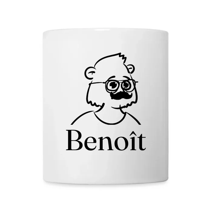 Mug personnalisé au prénom Benoît