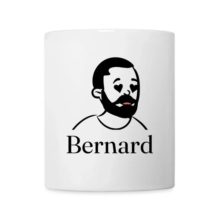 Mug personnalisé au prénom Bernard