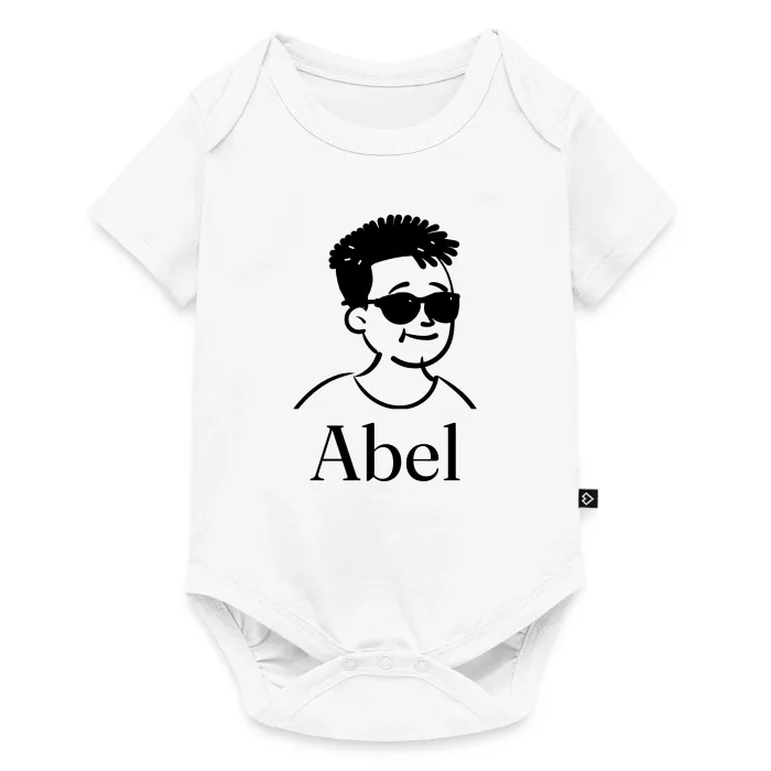 Body bébé personnalisé au prénom Abel