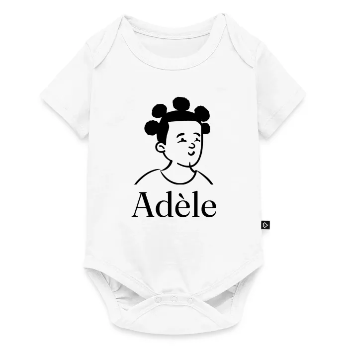 Body bébé personnalisé au prénom Adèle