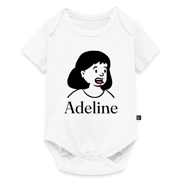 Body bébé personnalisé au prénom Adeline