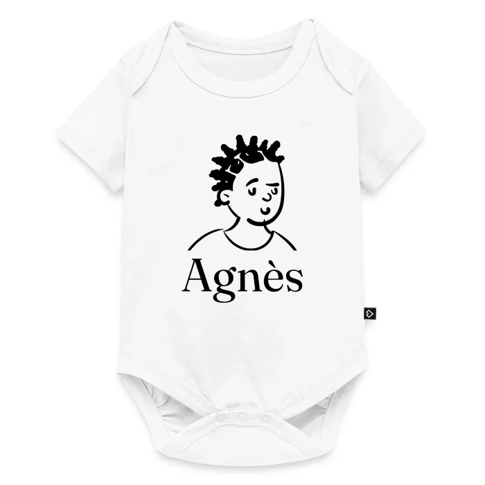 Body bébé personnalisé au prénom Agnès