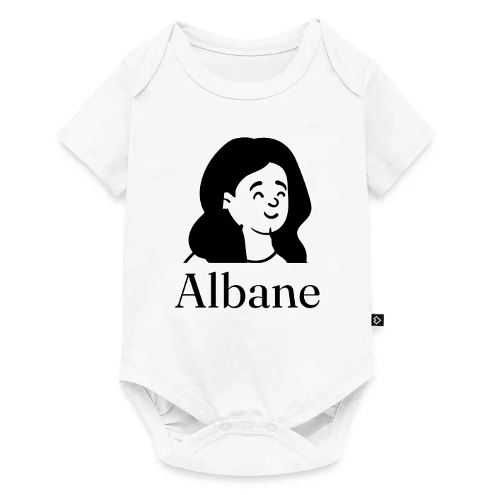 Body bébé personnalisé au prénom Albane