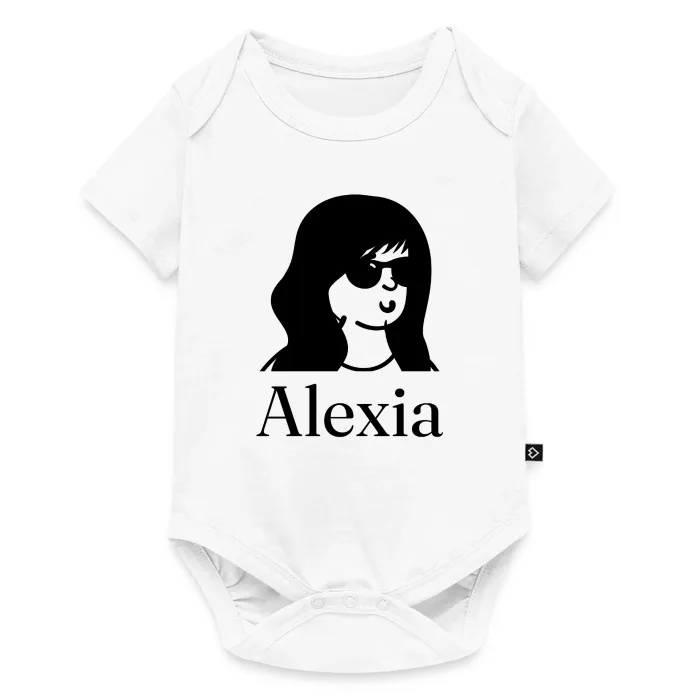 Body bébé personnalisé au prénom Alexia