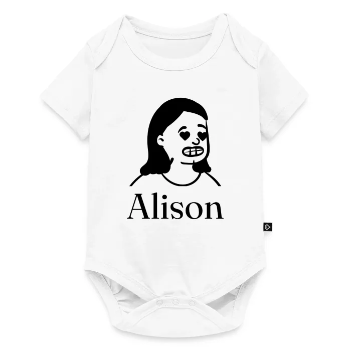 Body bébé personnalisé au prénom Alison