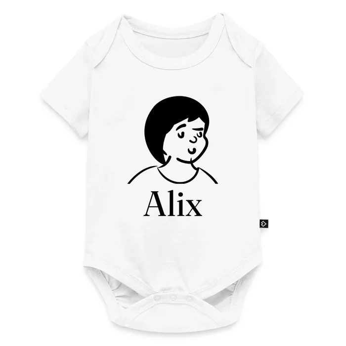 Body bébé personnalisé au prénom Alix