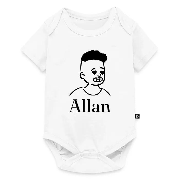 Body bébé personnalisé au prénom Allan