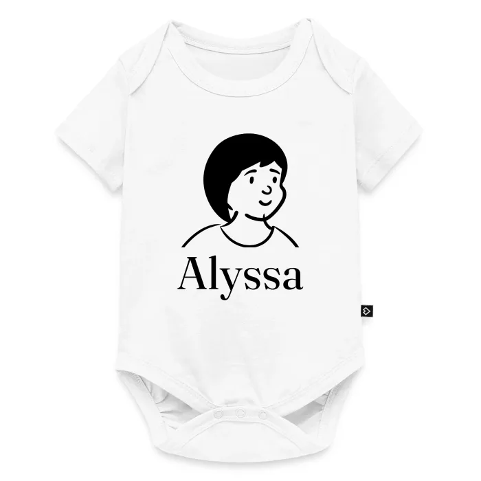 Body bébé personnalisé au prénom Alyssa