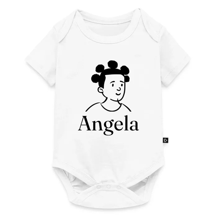 Body bébé personnalisé au prénom Angela