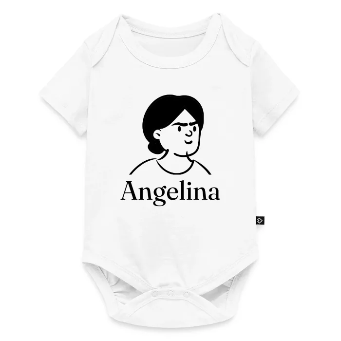 Body bébé personnalisé au prénom Angelina