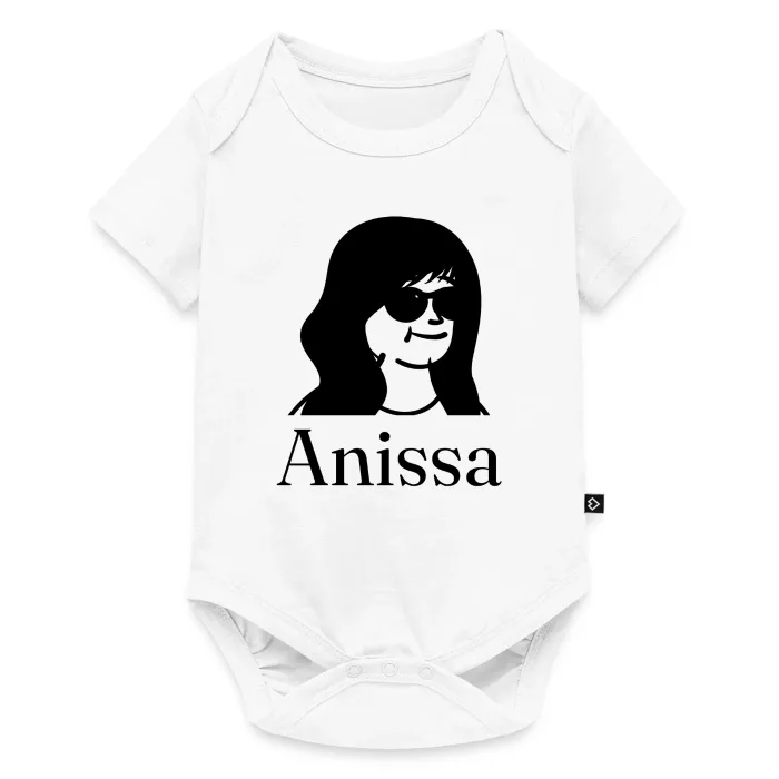 Body bébé personnalisé au prénom Anissa