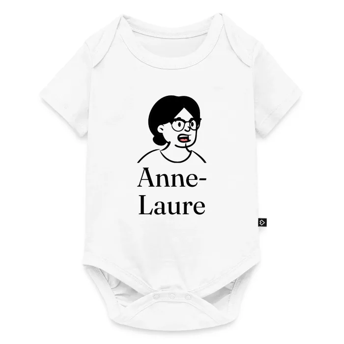 Body bébé personnalisé au prénom Anne-Laure