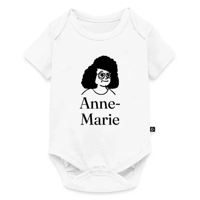 Body bébé personnalisé au prénom Anne-Marie