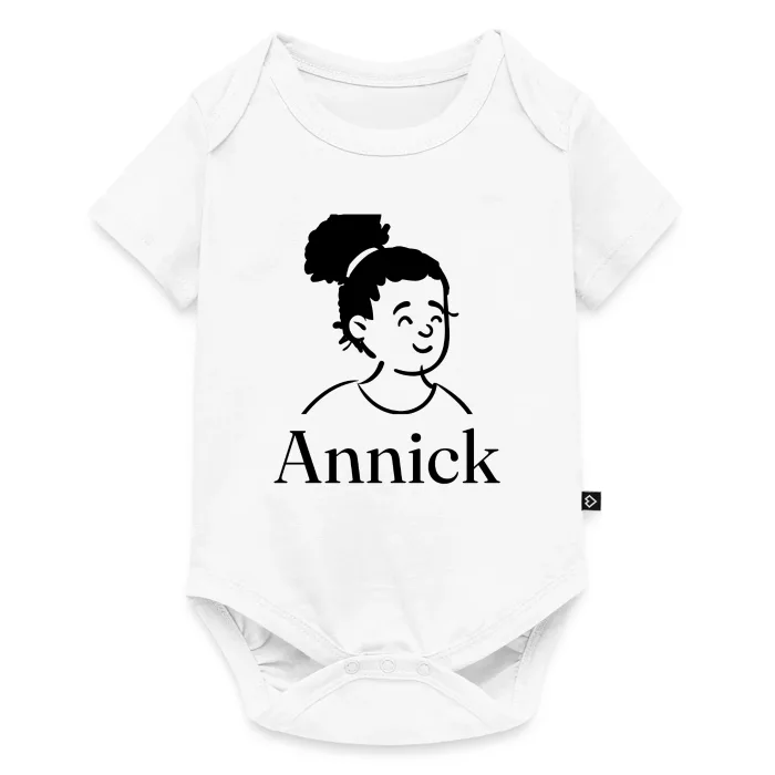 Body bébé personnalisé au prénom Annick