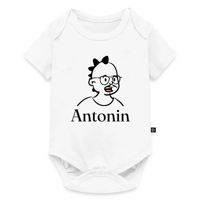 Body bébé personnalisé au prénom Antonin