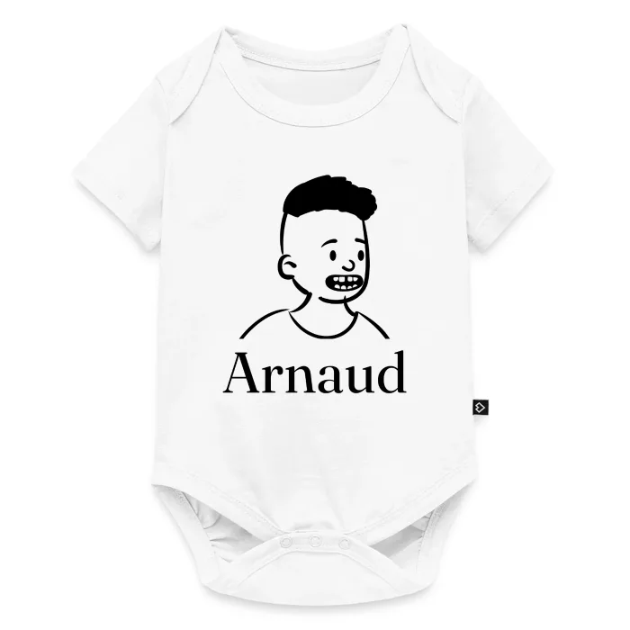 Body bébé personnalisé au prénom Arnaud