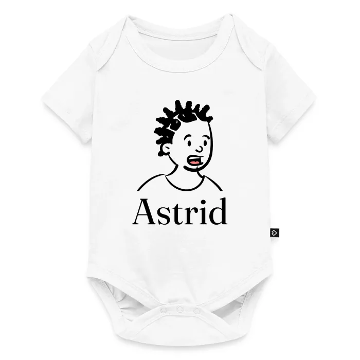 Body bébé personnalisé au prénom Astrid