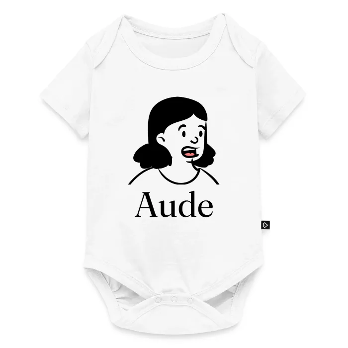 Body bébé personnalisé au prénom Aude