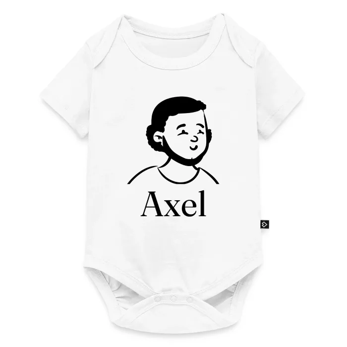 Body bébé personnalisé au prénom Axel
