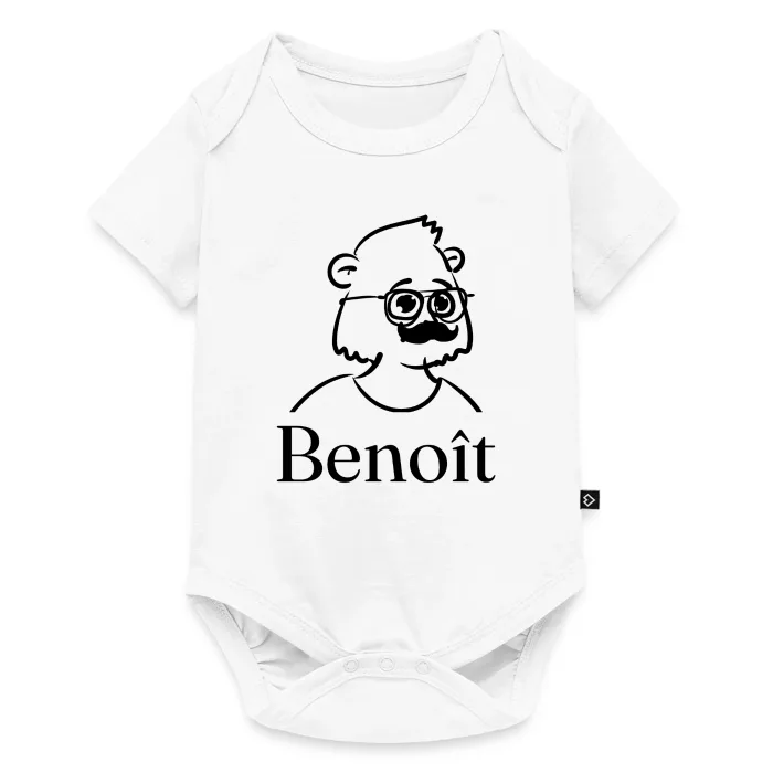 Body bébé personnalisé au prénom Benoît