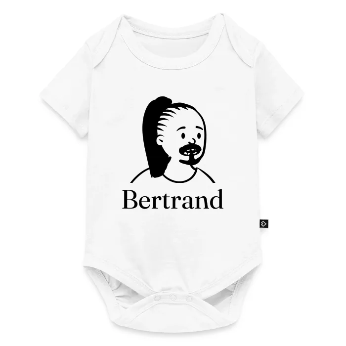 Body bébé personnalisé au prénom Bertrand