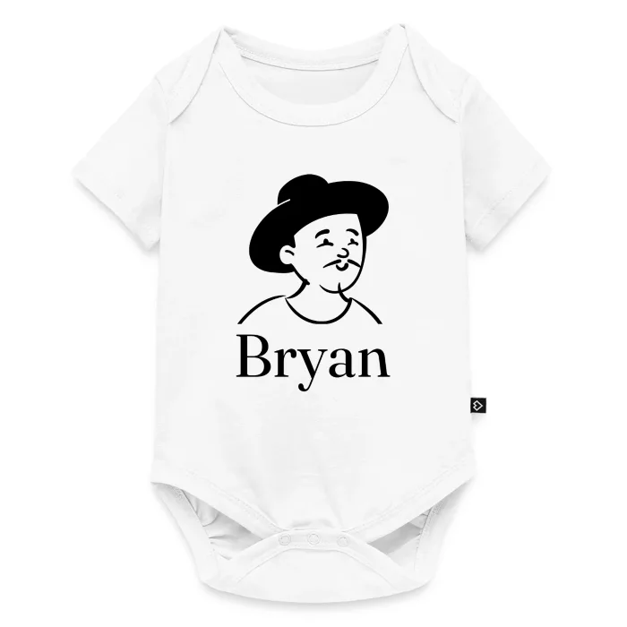 Body bébé personnalisé au prénom Bryan