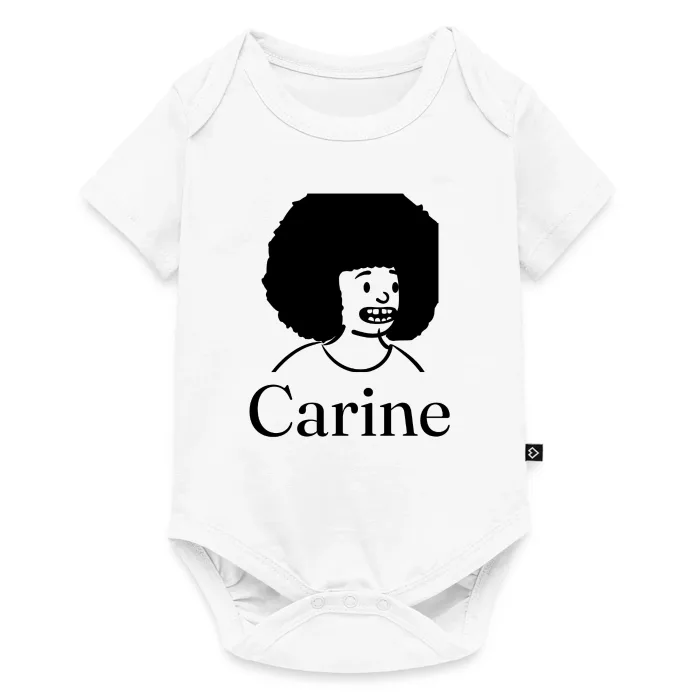 Body bébé personnalisé au prénom Carine