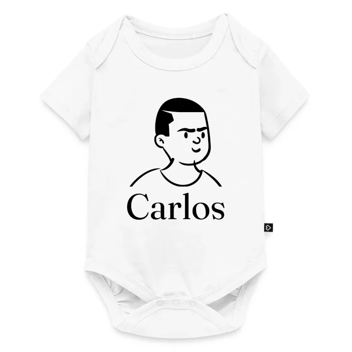 Body bébé personnalisé au prénom Carlos