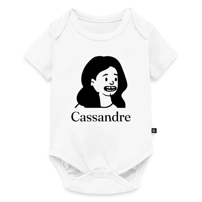Body bébé personnalisé au prénom Cassandre