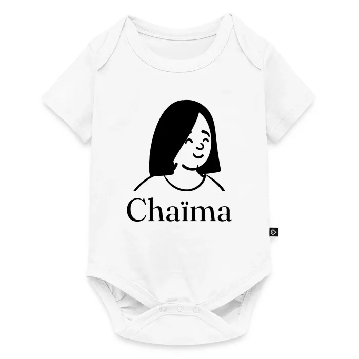 Body bébé personnalisé au prénom Chaïma