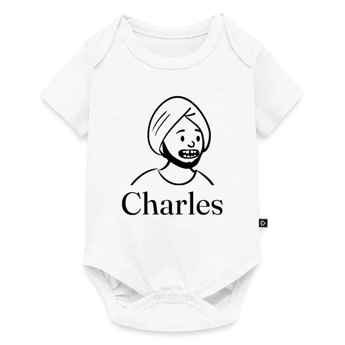 Body bébé personnalisé au prénom Charles