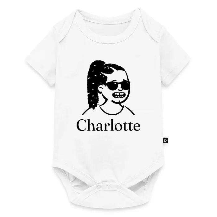 Body bébé personnalisé au prénom Charlotte