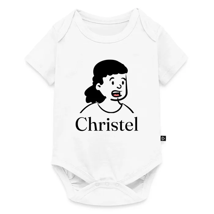Body bébé personnalisé au prénom Christel