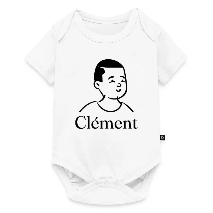 Body bébé personnalisé au prénom Clément