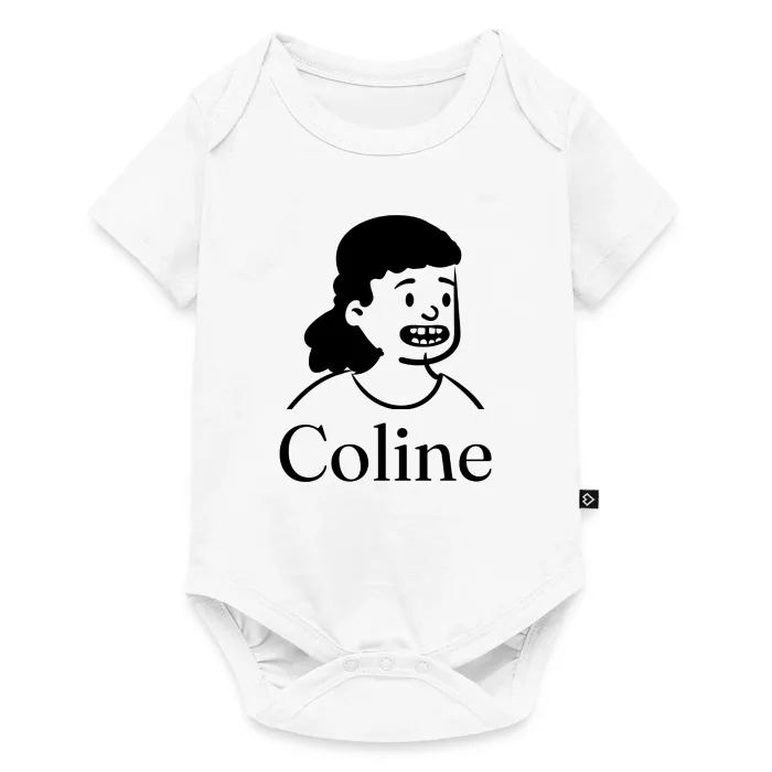 Body bébé personnalisé au prénom Coline
