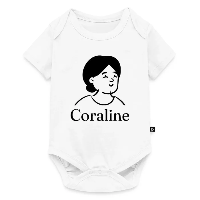 Body bébé personnalisé au prénom Coraline